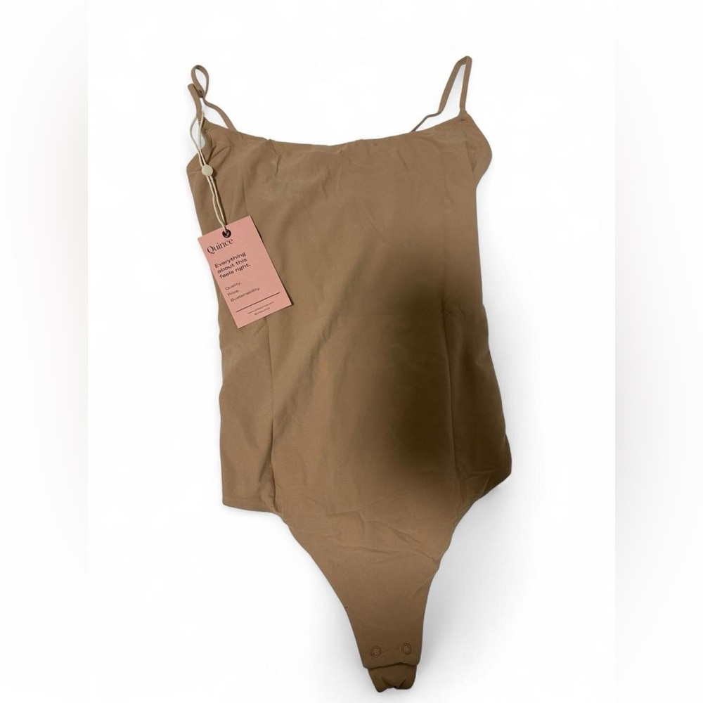 Quince Second Skin Scoop Neck Cami Bodysuit